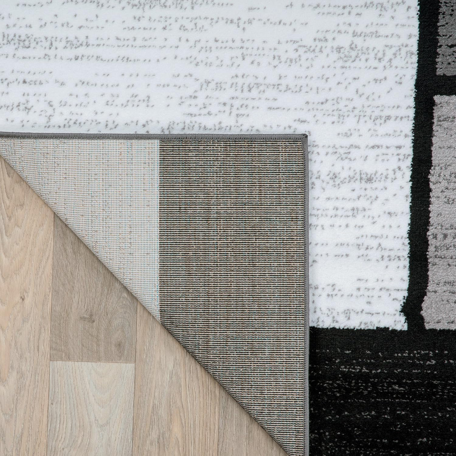 Modern Gray Non-Shedding Carpet Runner Rug 2’7″ x 12′ for Any Room