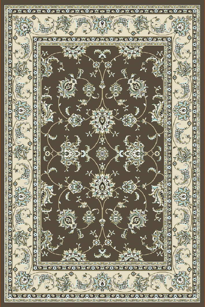 Radici USA Pisa Traditional Oriental Brown Rectangular Polypropylene Area Rug…