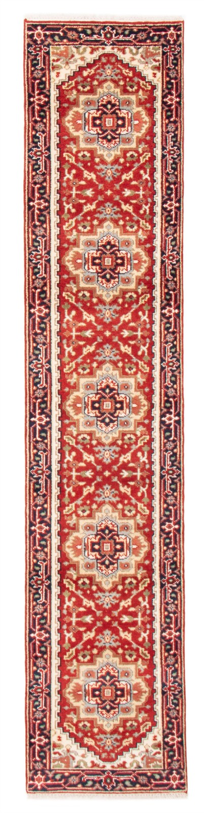 2’5″ x 11’11” Vintage Hand-knotted Runner Rug Traditional Oriental Wool Carpet