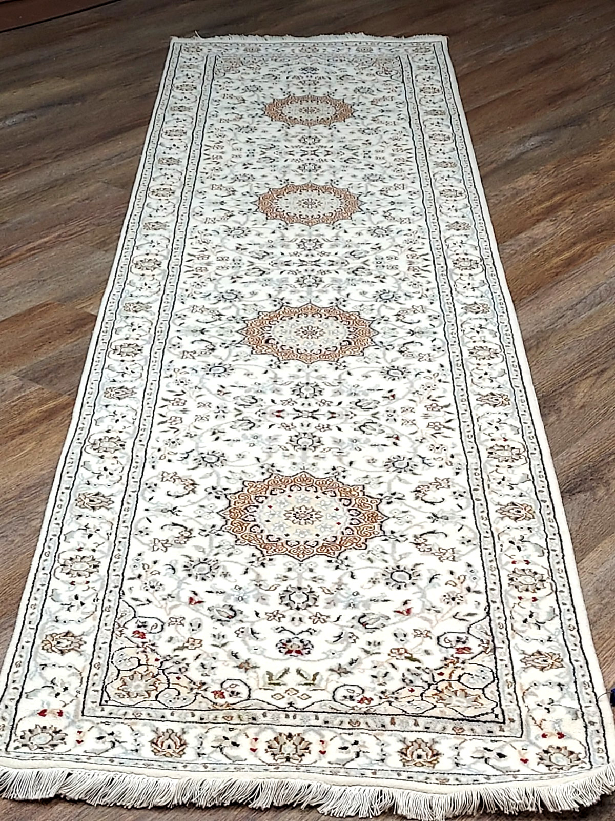Turtkish Rug,Silk&wool Royal Design Bohemian Turkish Runner Rug,2.7×10.9