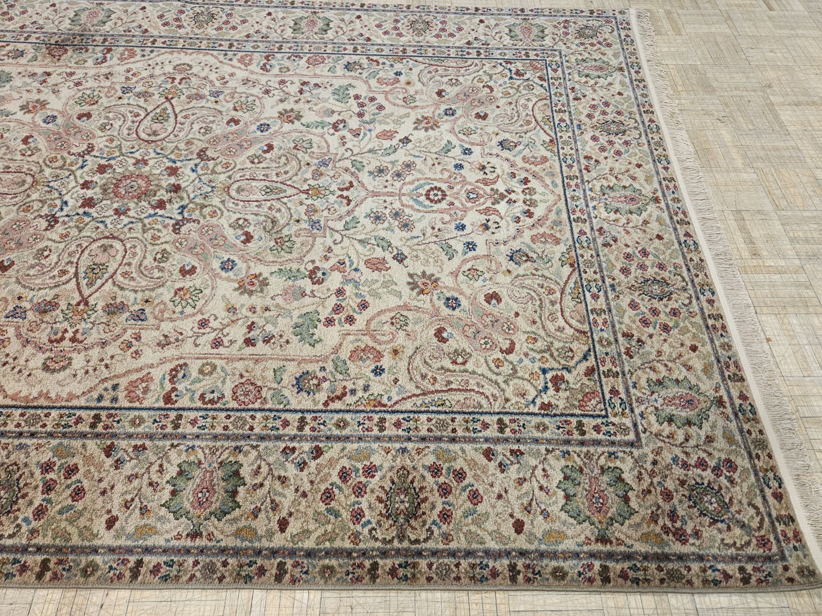 6×9 KARASTAN SAMOVAR TEAWASH MEDALLION 909 100% WOOL RUG – EXCELLENT CONDITION