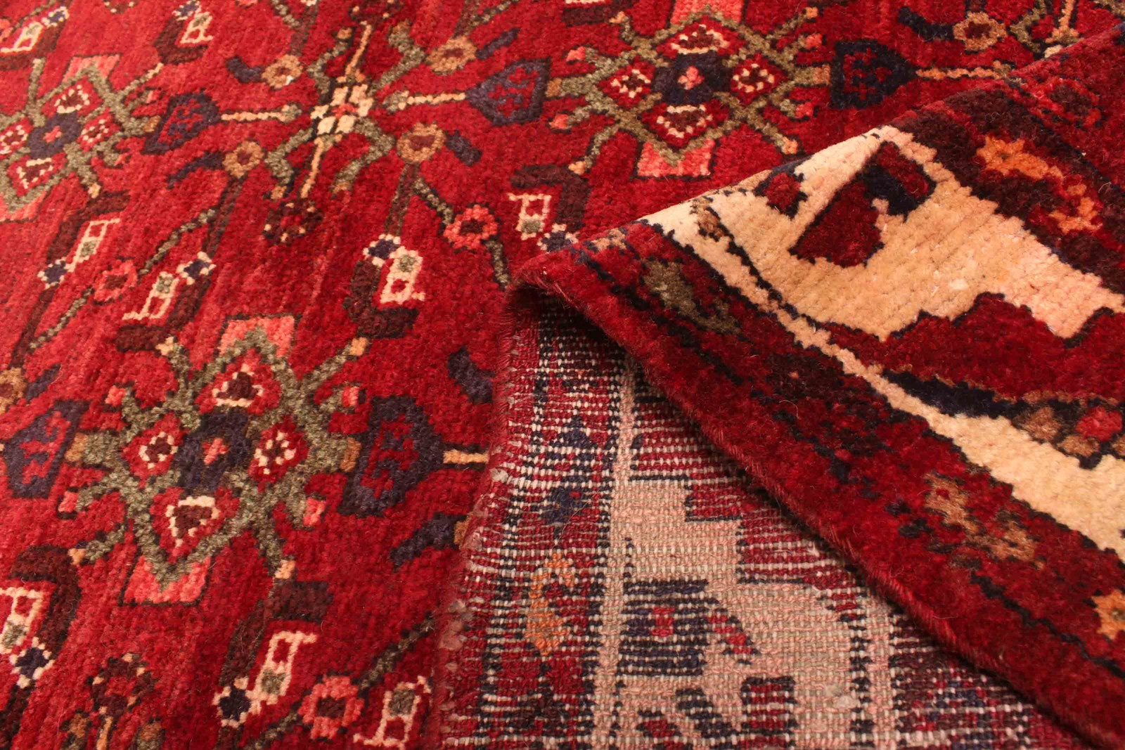 Vintage Hand-knotted Runner Rug 3’6″ x 16’1″ Traditional Oriental Wool Carpet