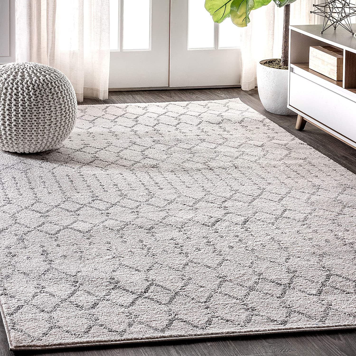 MOH101B-8 Moroccan Hype Boho Vintage Diamond 8 Ft. X 10 Ft. Area-Rug, Bohemian,