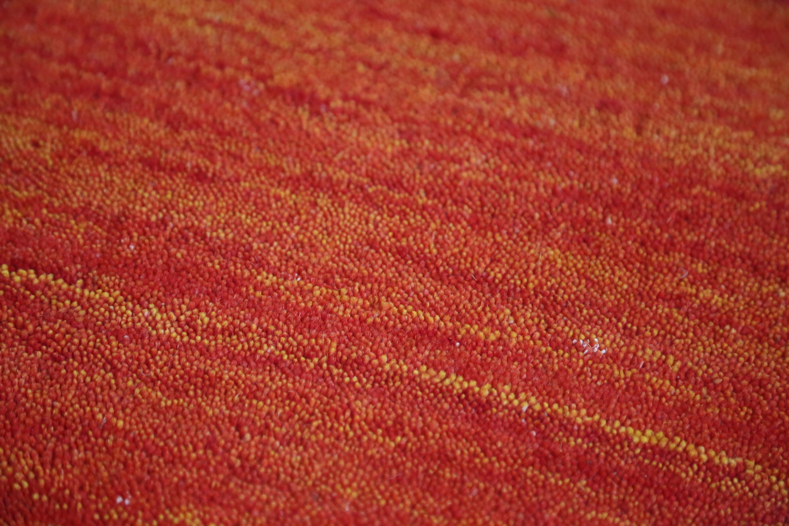 Orange Stylish and Versatile Gabbeh Rug Handmade Wool 5×6 ft.