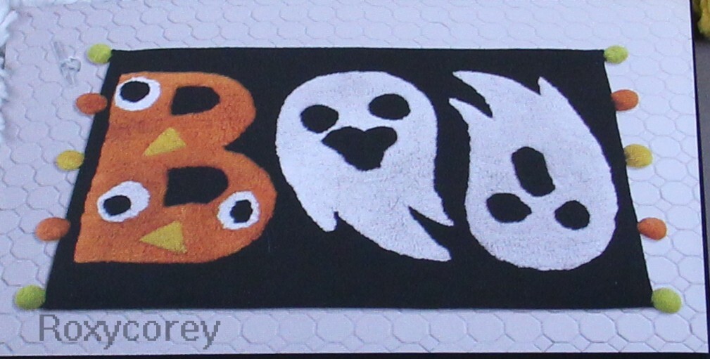 Halloween Celebrate Together BOO Bathroom Bath Rug 20×30 NWOT
