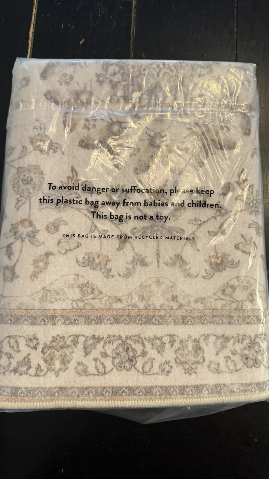 New Lahome Washable Rug 2×6 Moynesa Beige
