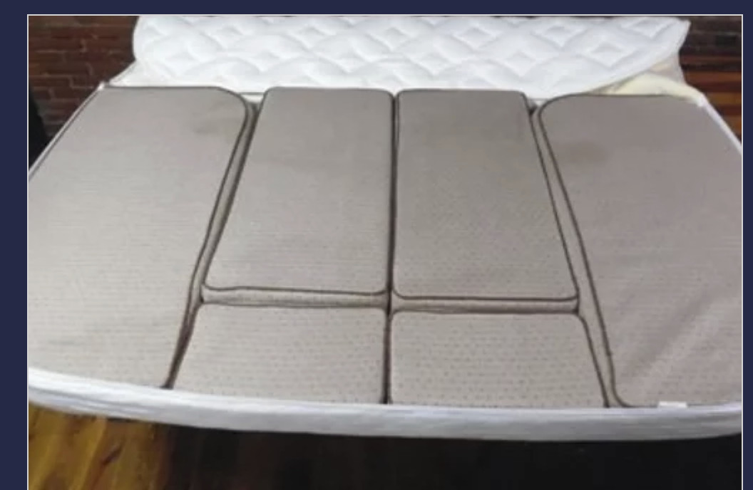 Boler Quilted Outer Shell 46 x 78 Turns Dinette Area Into Mattress