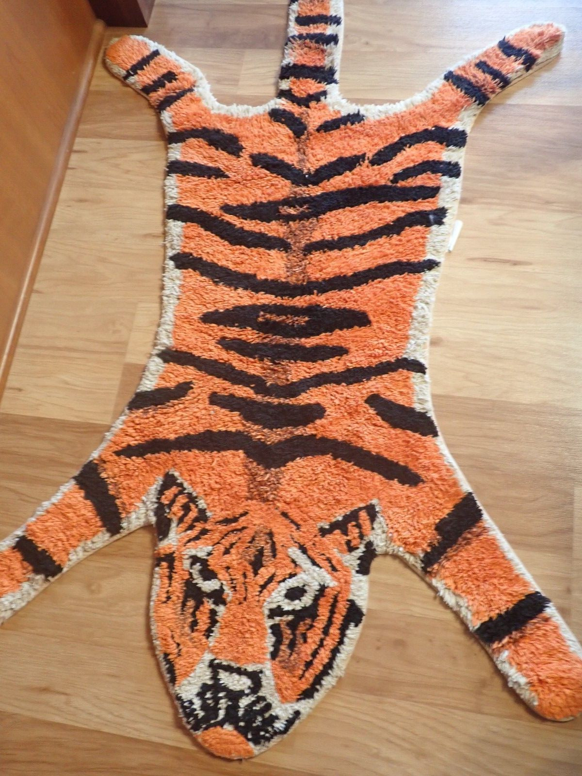Tiger Rug – Woven Cotton 50″ x 34″ Luxury Animal Decor Rug IOC