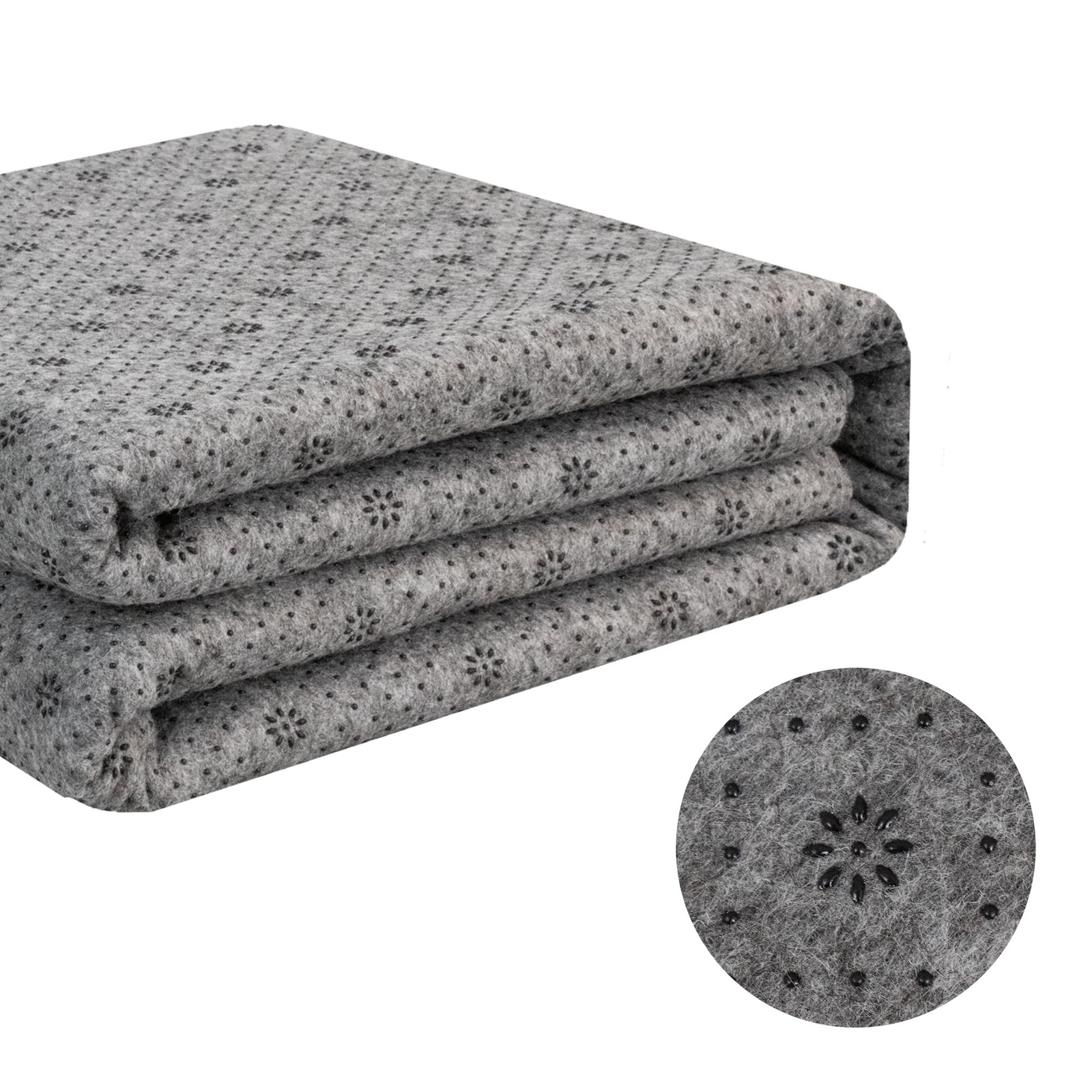 80″x80″ Non-Slip Rug Backing Pad for Tufting Gun & Thick Carpet Edging