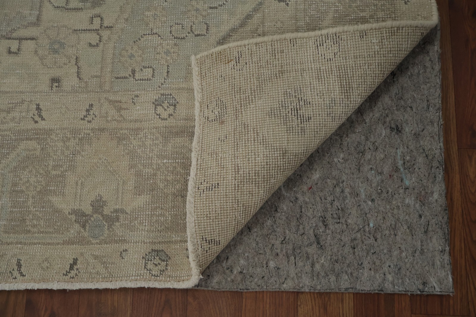 Rustic Muted with This Ornamental Beige and Blue Area Rug 6×10 Handmade Carpet