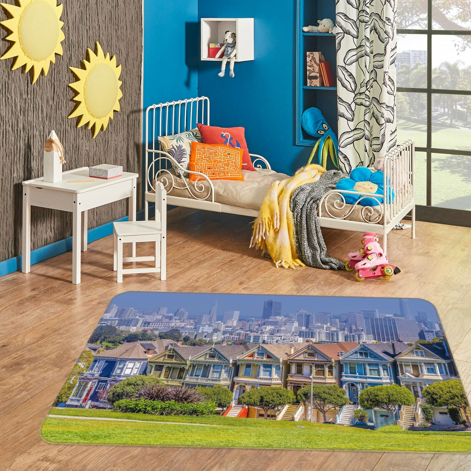 3D San Francisco ZHUA190 Game Non Slip Rug Mat Photo Carpet Marco Carmassi Zoe