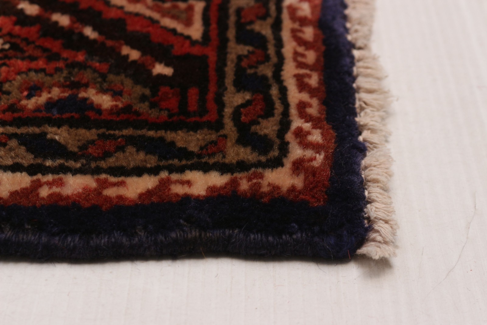 3’5″ x 10’2″ Vintage Hand-knotted Runner Rug Traditional Oriental Wool Carpet