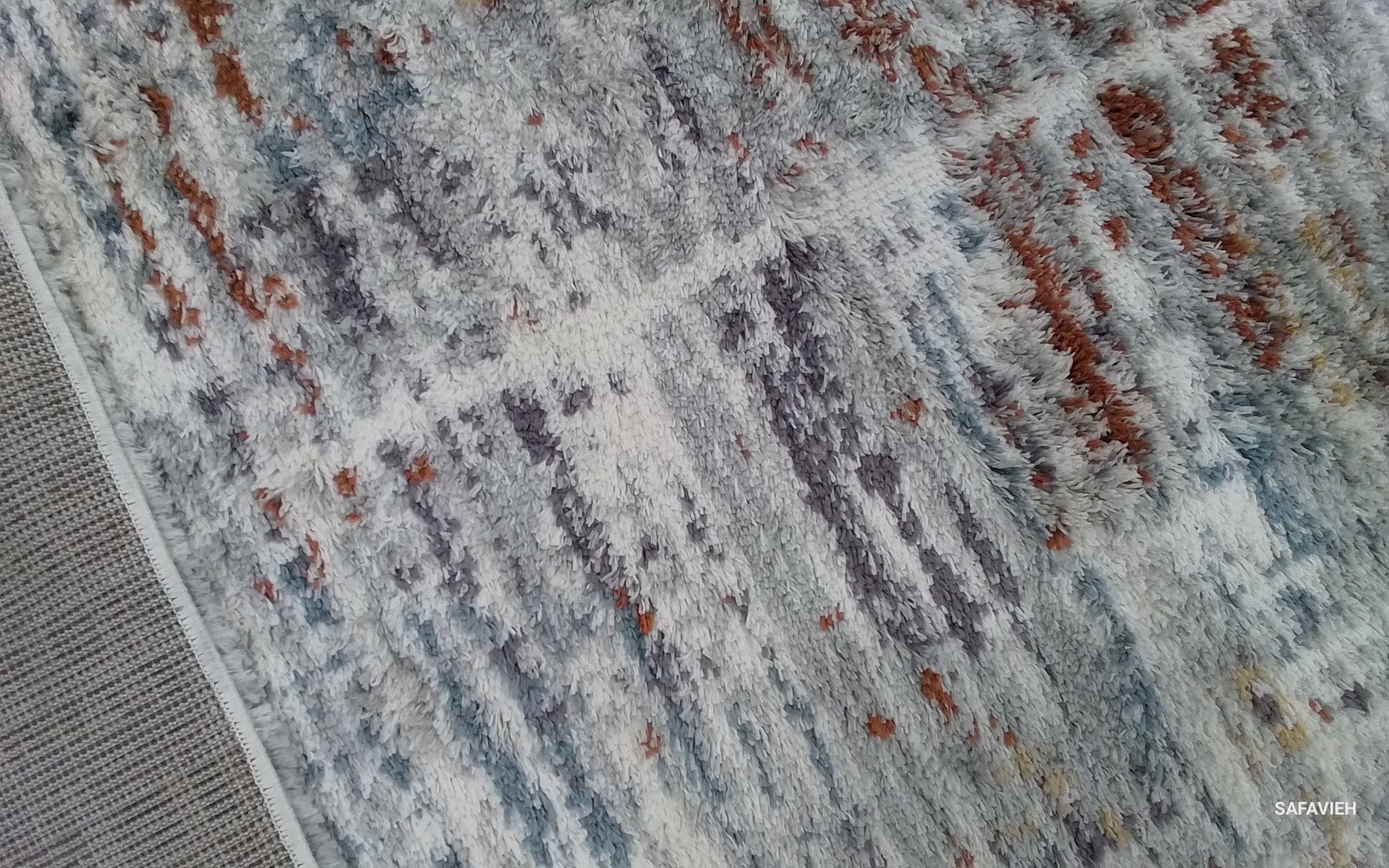 BLUE RUST / IVORY 8′-0″ x 10′-0″ Flaw in Rug, Reduced Price 1172795725 BER569A-8