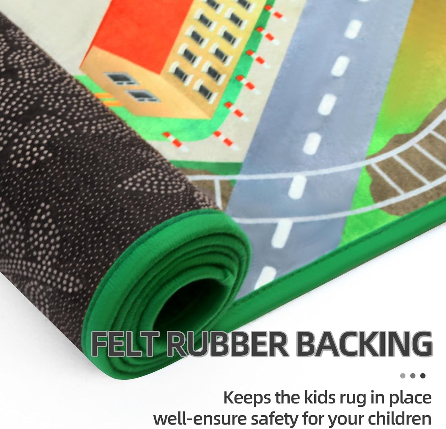 Large Kids Carpet Play Mat Rug for Playroom, 48” x 71’’ Car Rugs Mat for Kid…