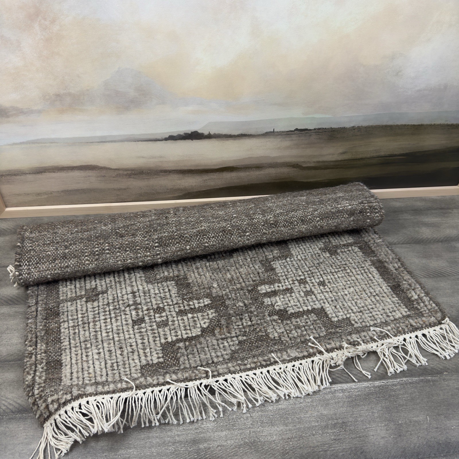 Pottery Barn /Momeni Bristol Hanisi Medallion Hand Woven Area Rug 2’ x 3’ Read