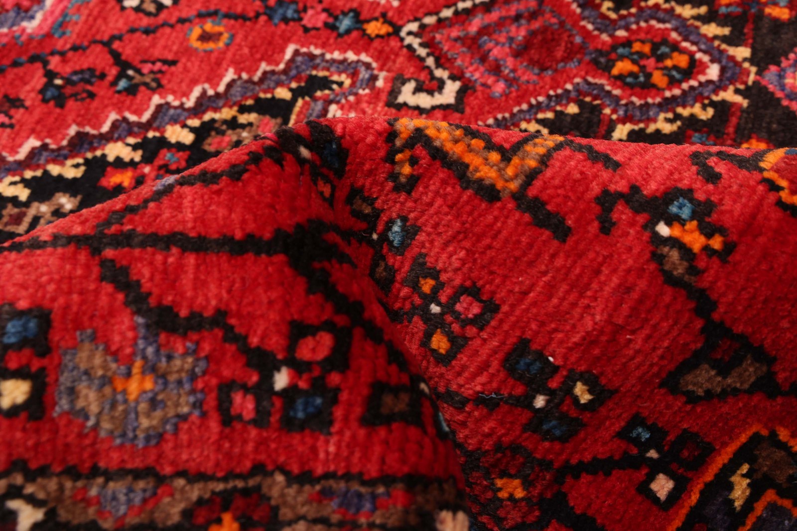 Vintage Hand-Knotted Area Rug 4’5″ x 6’3″ Traditional Oriental Wool Carpet