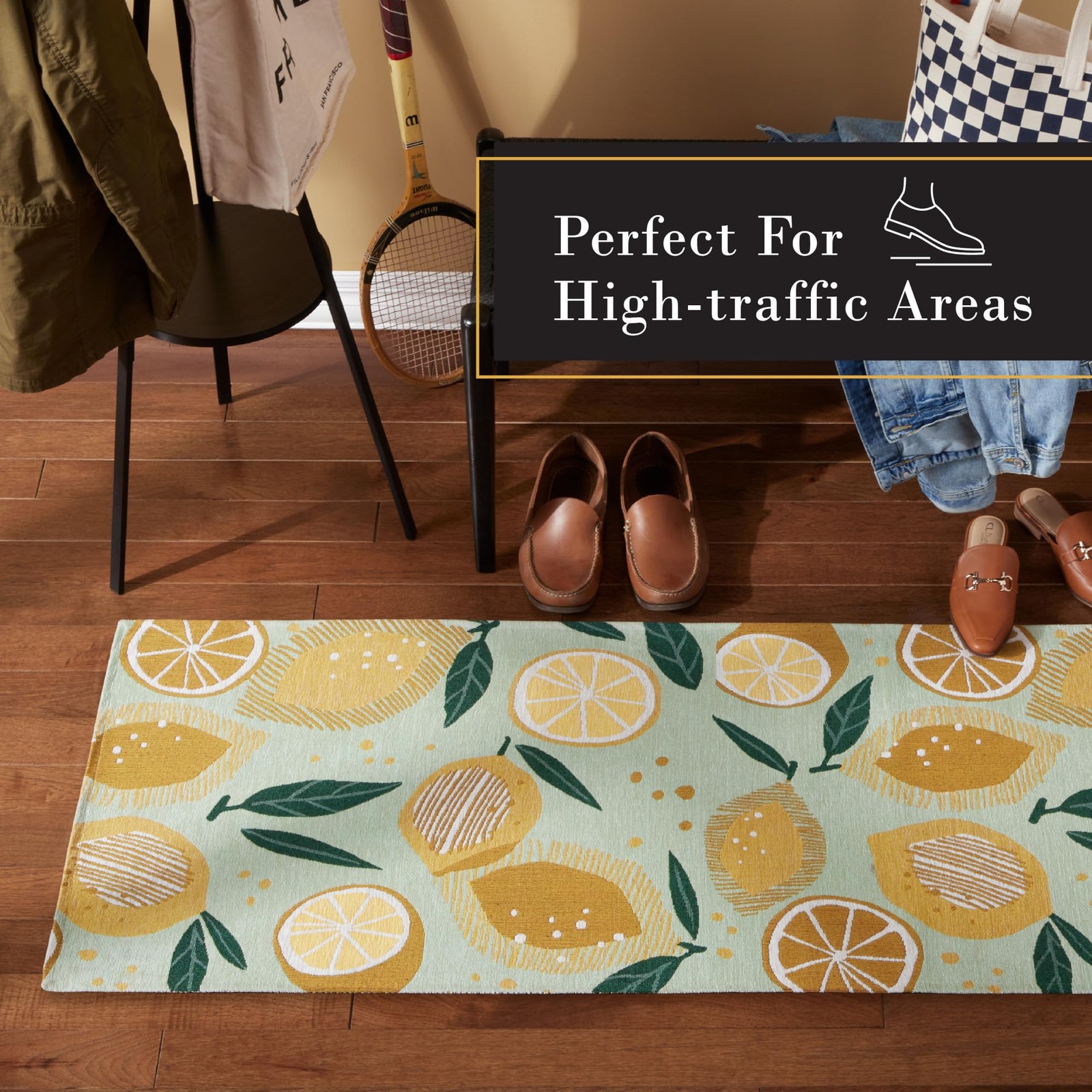 Seafoam Green Washable Kitchen Runner Rug 24×72 In Non Slip Door Mat Decor