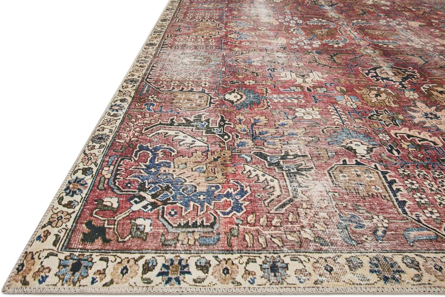 Jules Collection Merlot Area Rug 7’6″ x 9’6″ – Stylish & Cozy Design