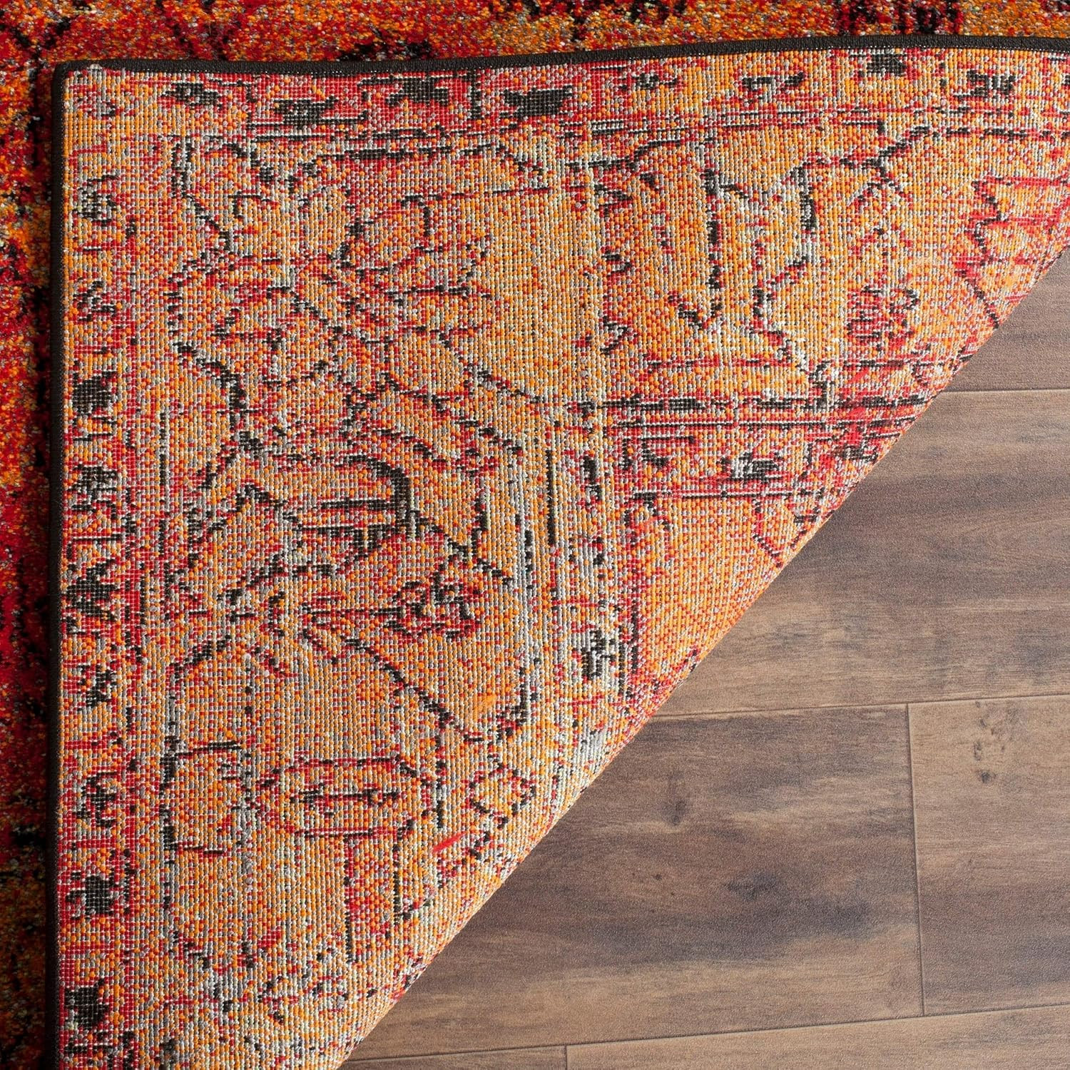 Vintage Hamadan Collection Area Rug – 5’3″ X 7’6″, Orange, Oriental Traditional