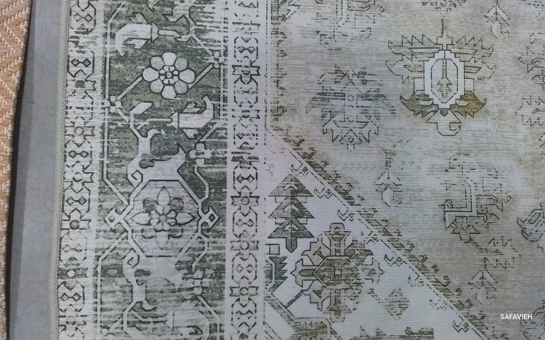 BEIGE / GREY 6′-0″ x 6′-0″ Back Stain Rug, Reduced Price 1172806023 TSN102B-6SQ