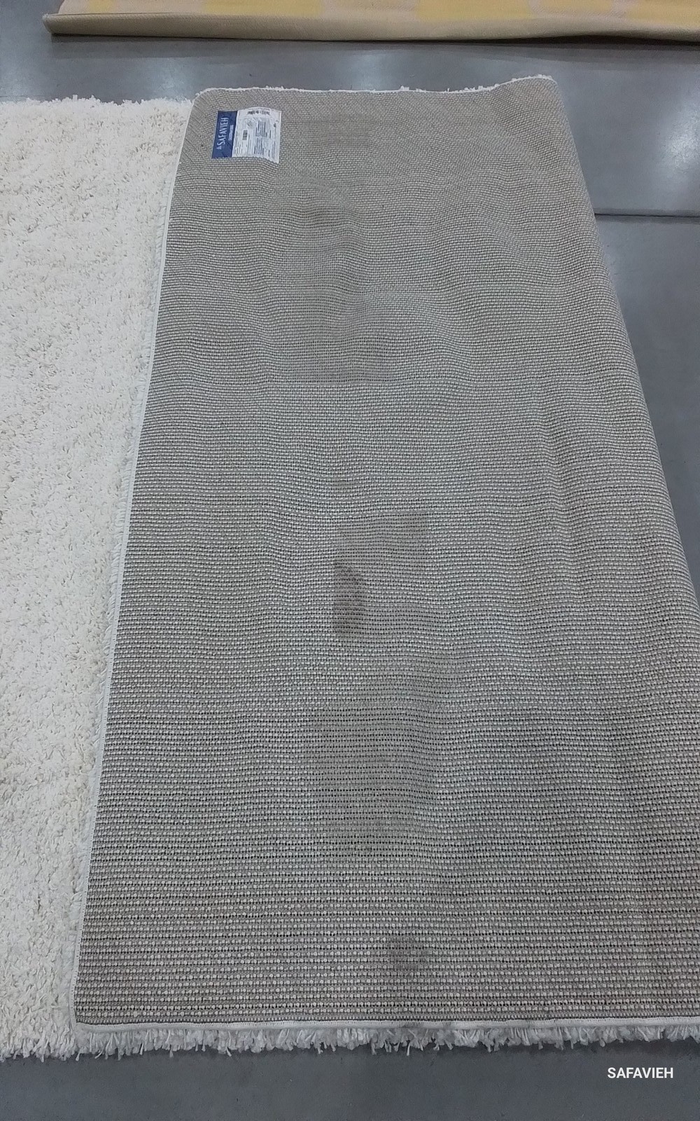 IVORY 6′-7″ x 9′-6″ Back Stain Rug, Reduced Price 1172805831 SG151-1212-7