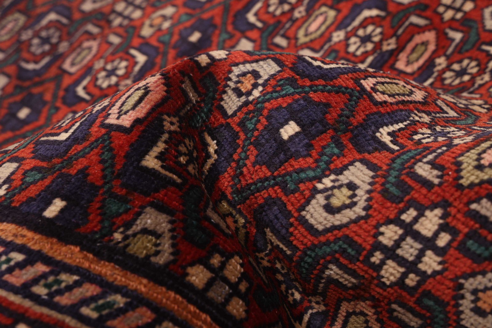 2’8″ x 8’0″ Vintage Hand-knotted Runner Rug Traditional Oriental Wool Carpet