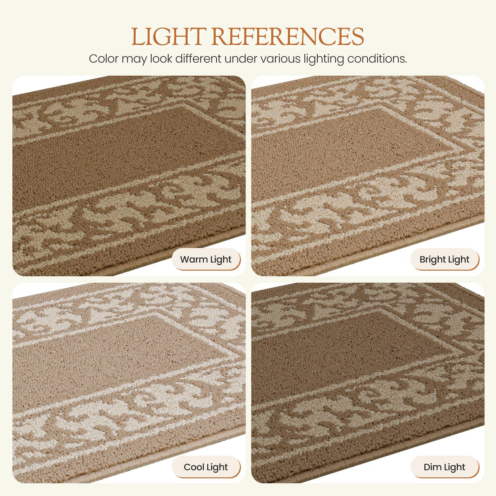 Indoor Welcome Doormat 20×30 Inch – Non-Slip Low-Profile Entryway Mat for Fro…