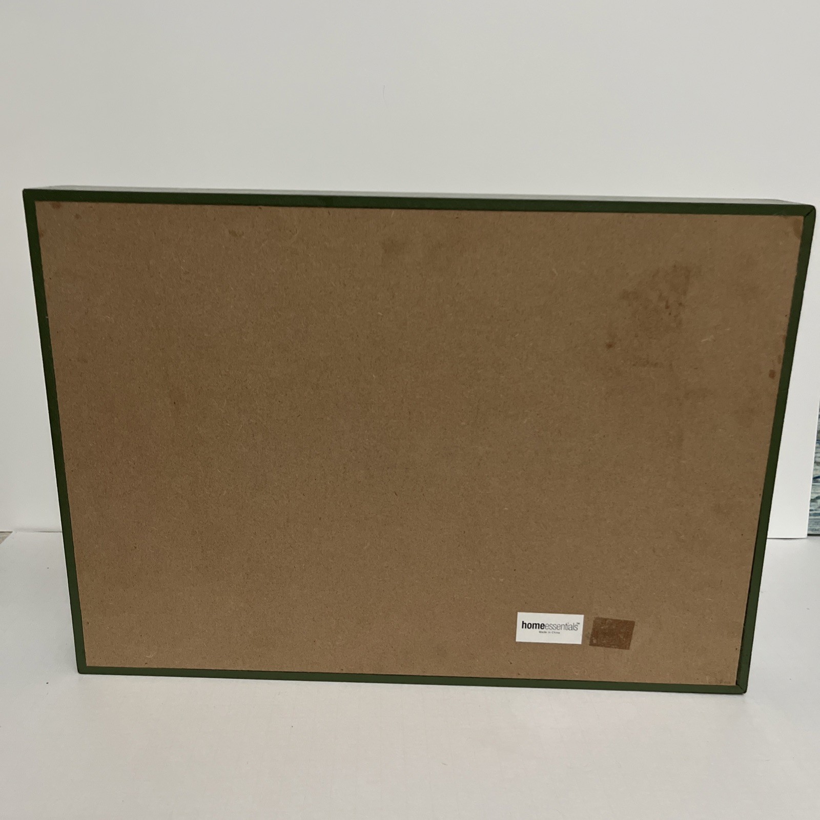 Home Essentials Tray Fleuriste Floral Green Distressed 16 1/8”Wx11 1/2” Used