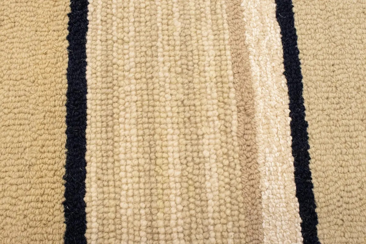 5×8 Hand-Tufted Modern Wool Rug Carpet with Multicolored Stripes Design