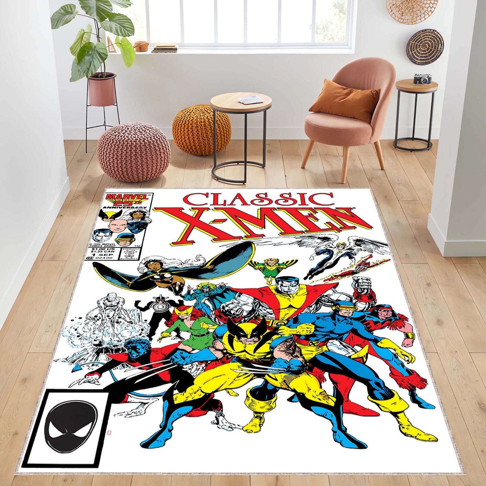 X-Men Comic Cover Rug, X-Men Rug, Boys Room Rug ,Kids Room Rug