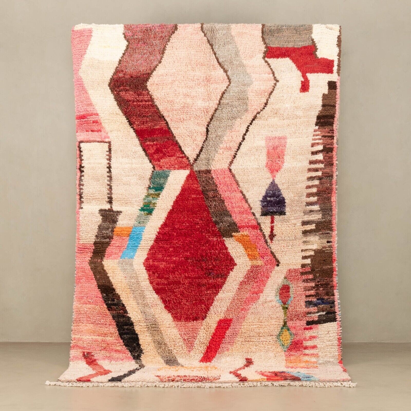 5×8,6×9,8×10,9×12,10×14, Moroccan Berber design Hand-Knotted Moroccan wool rugA1