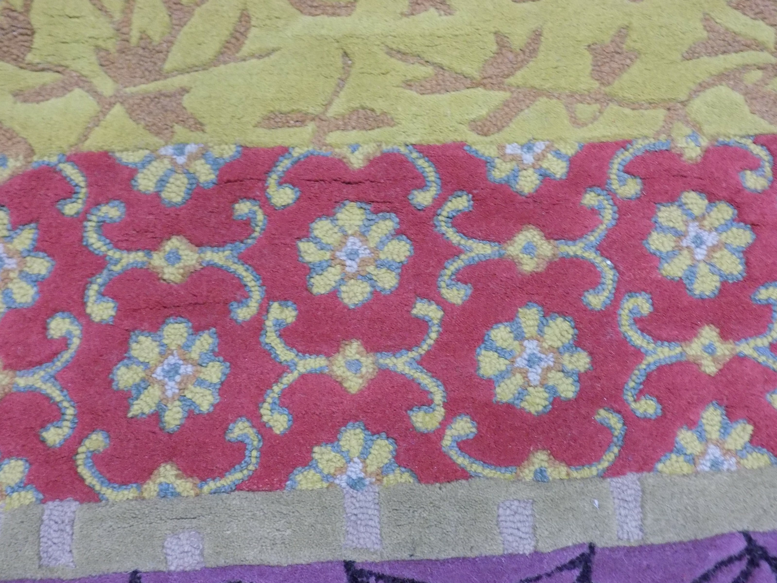 RUST / GOLD 5′-9″ X 5′-9″ Loose Thread Rug Reduced Price 1172562753 RD622K-6R