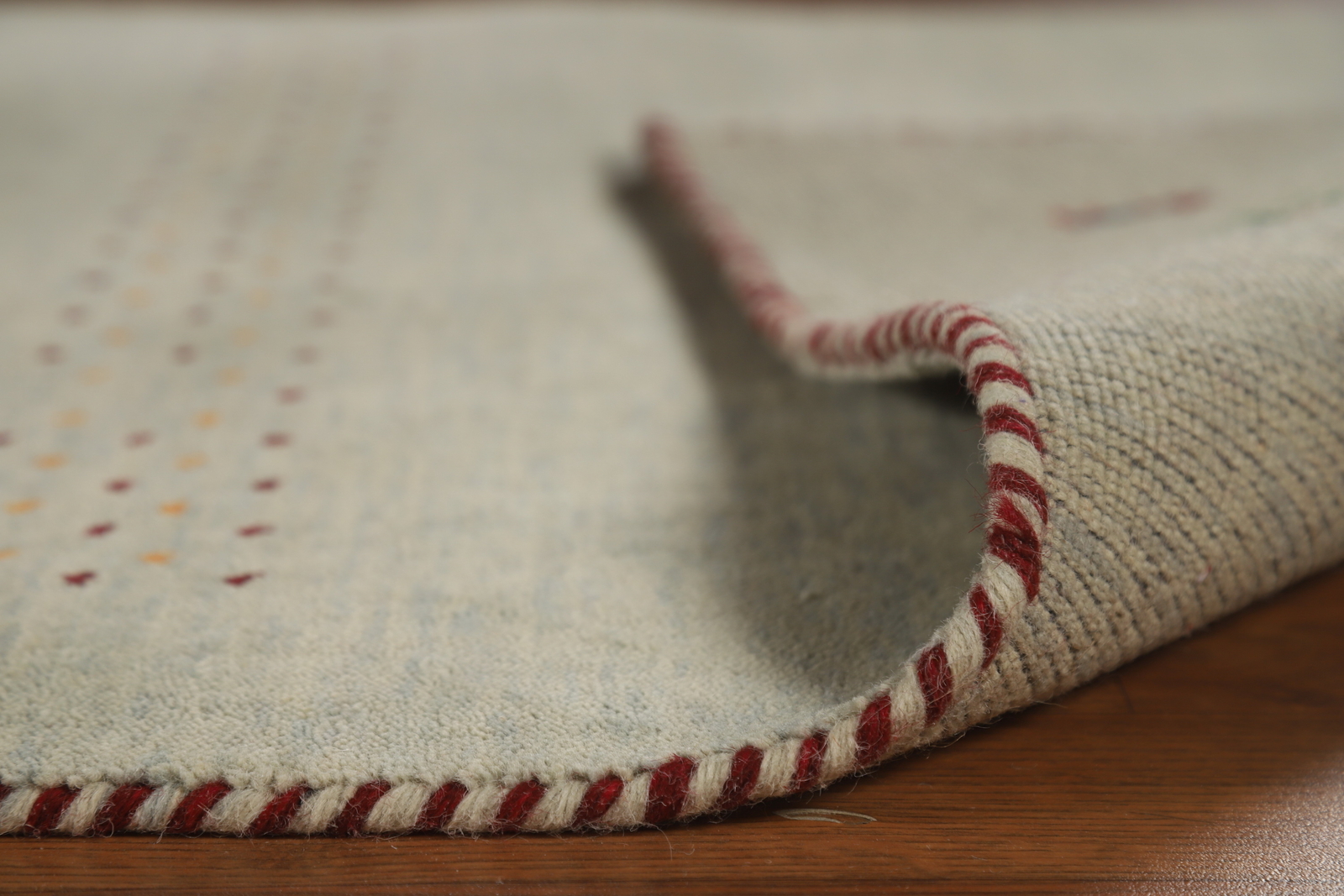 Green Traditional Gabbeh Rug Hand-knotted Wool Rug 3×5 ft.