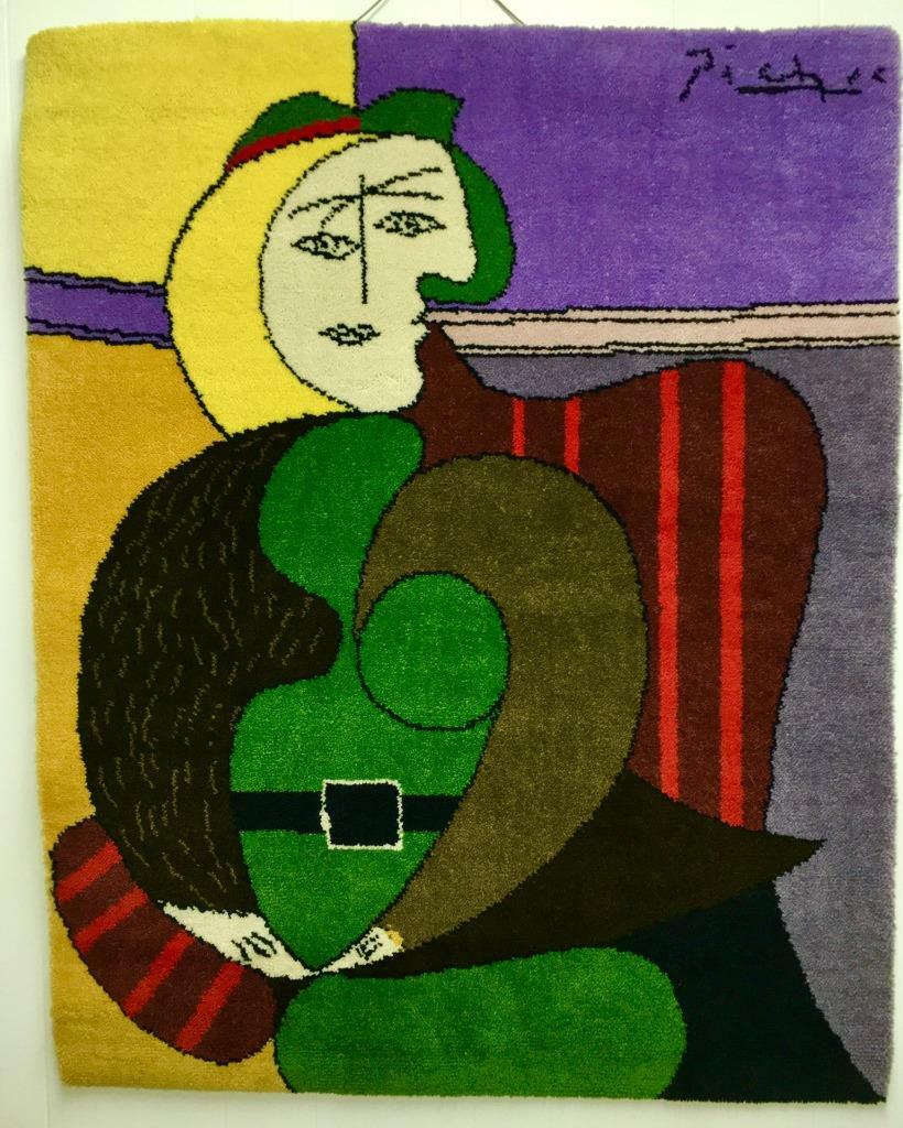 Couristan Pablo Picasso The Red Armchair Wool Area Rug Wall Hanging LE 31/500