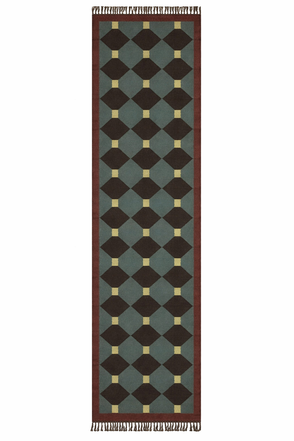 Kilim Hand Woven Dhurrie Geometric Outdoor Indoor Runner Rug Kitchen Yoga Mat