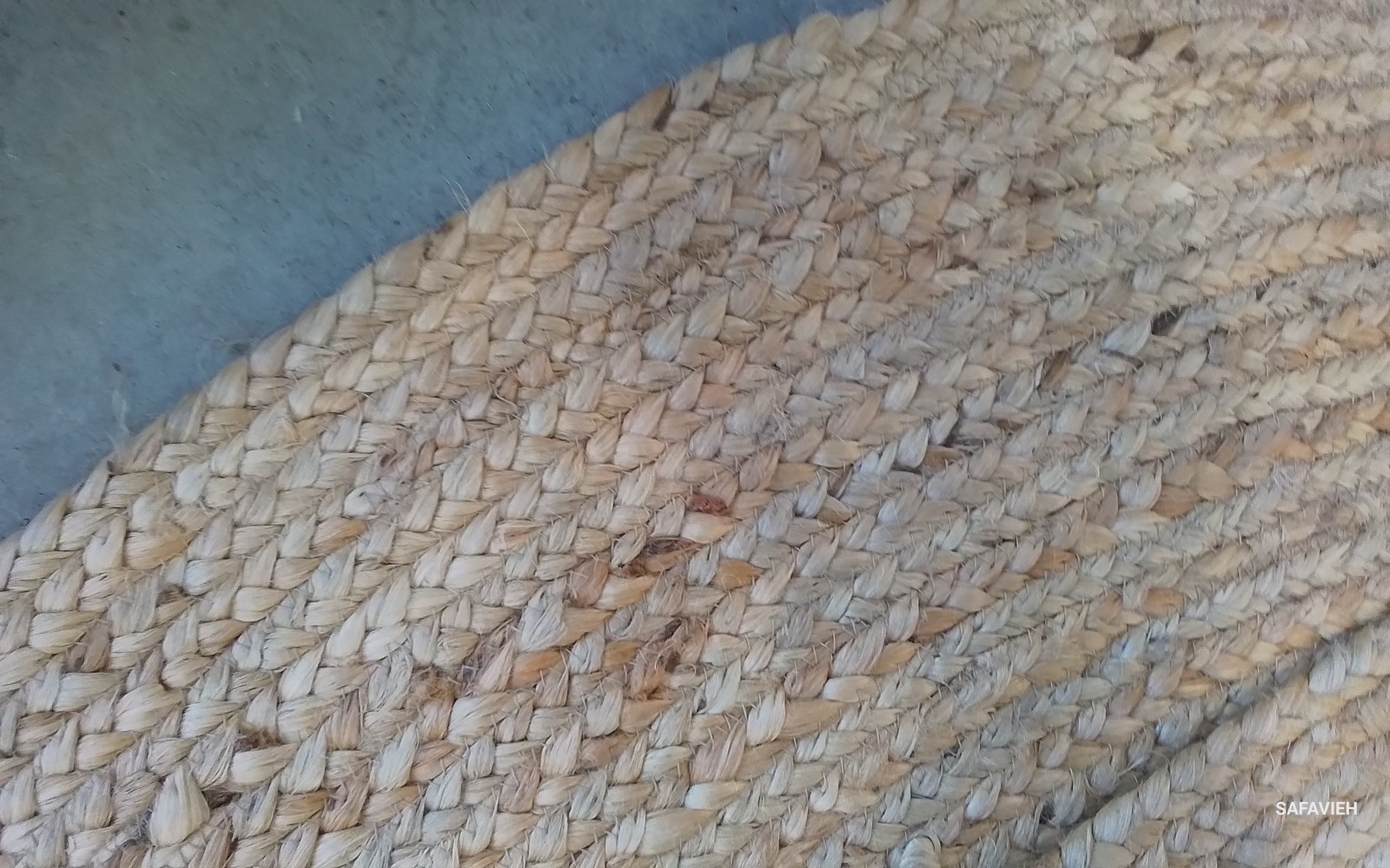 NATURAL 6′-0″ x 6′-0″ Flaw in Rug, Reduced Price 1172778381 CAP252A-6R