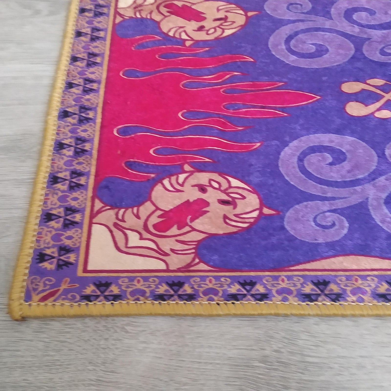 Aladdin Magic Carpet Rug Purple Disney Inspired Area Kids Room Home Decor Gift