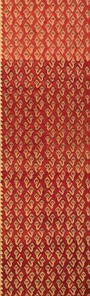4×18′ Red Orange Traditional Hamaadan Rug 81484