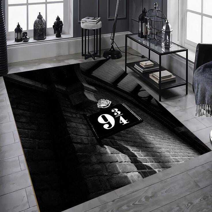 Harry Tufting Rug, School of Witchcraft and Wizardry Inspired Magical Express