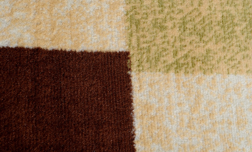 Modern Geometric Squares 2×3 Area Rug Contemporary Carpet – Approx. 1’8″ x 2’9″
