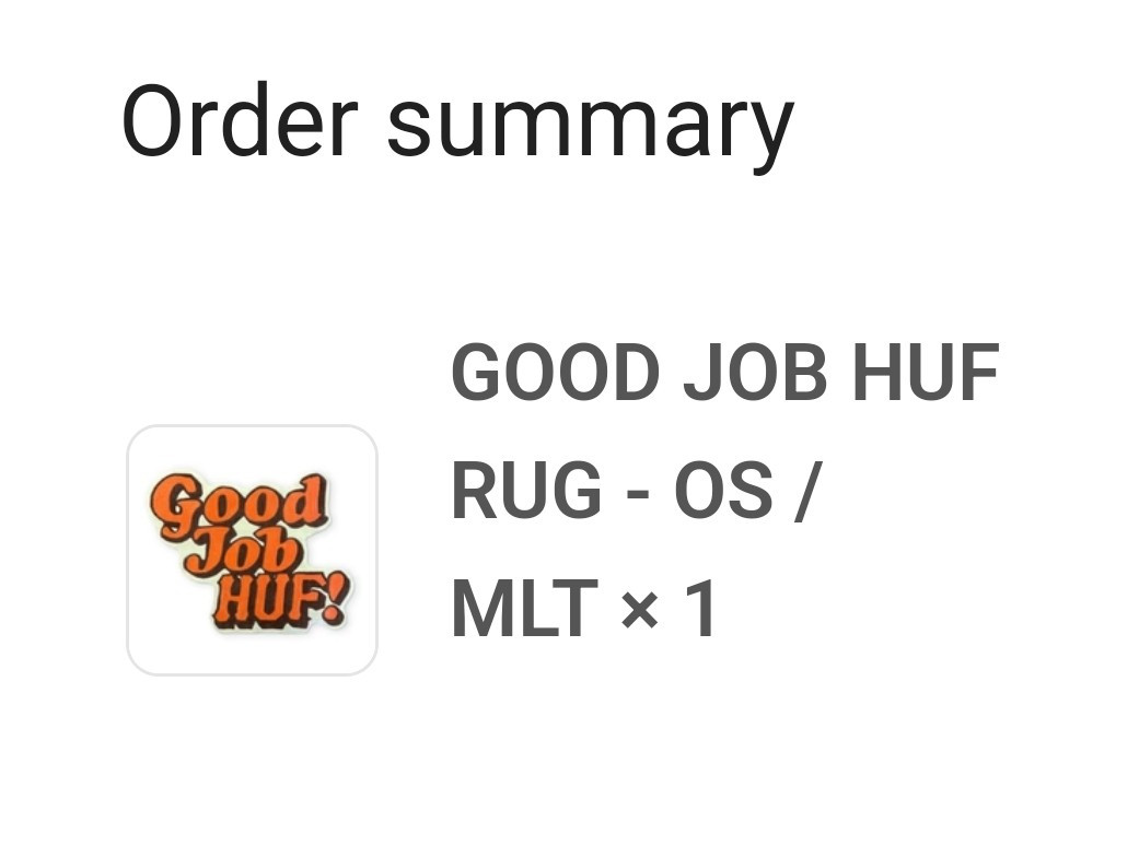 Midnight Organic Good Job Huf Rug LARRY JUNE YEHEE