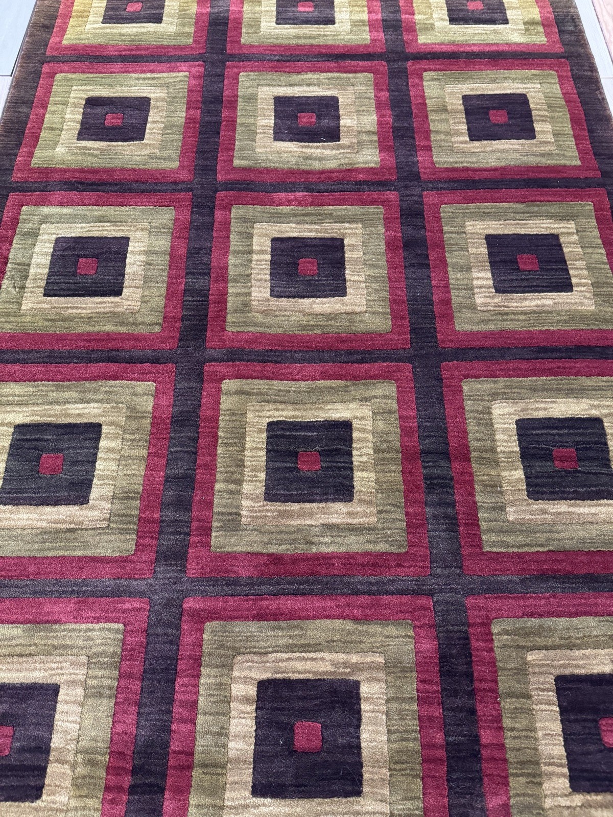 Karastan Metro Coll.-Barcelona Spice 5’3×8′ Rug 100% Eversoft Nylon ::NEW::