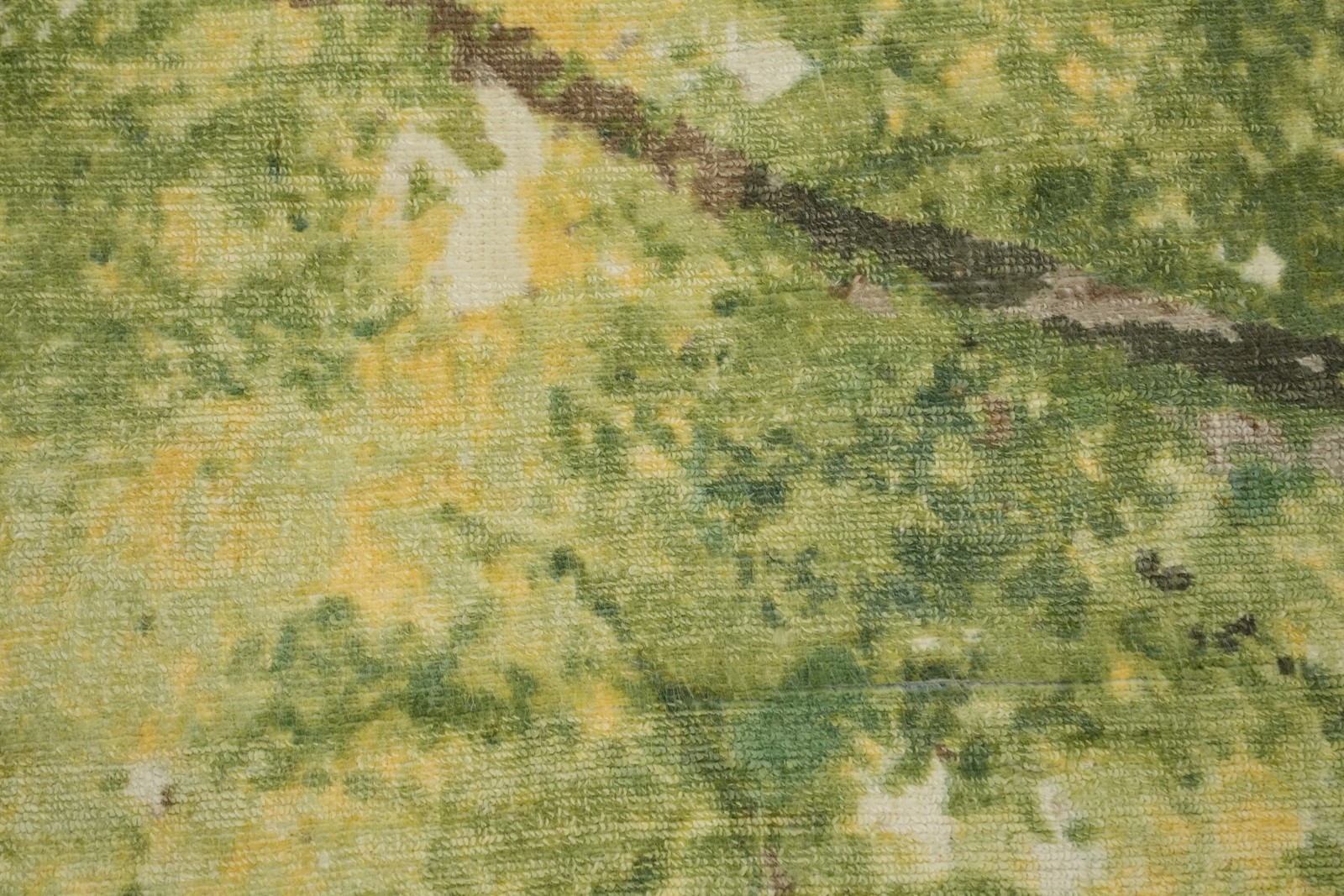 Handmade Multicolor Silk Carpet Nature Print Modern Rug 5×8 Ft Abstract Area Rug