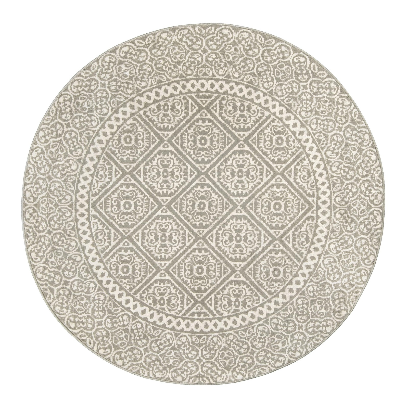 Jeanette Geometric Oval 4×6 Area Rug for Living Room Bedroom Dining Room Kitc…