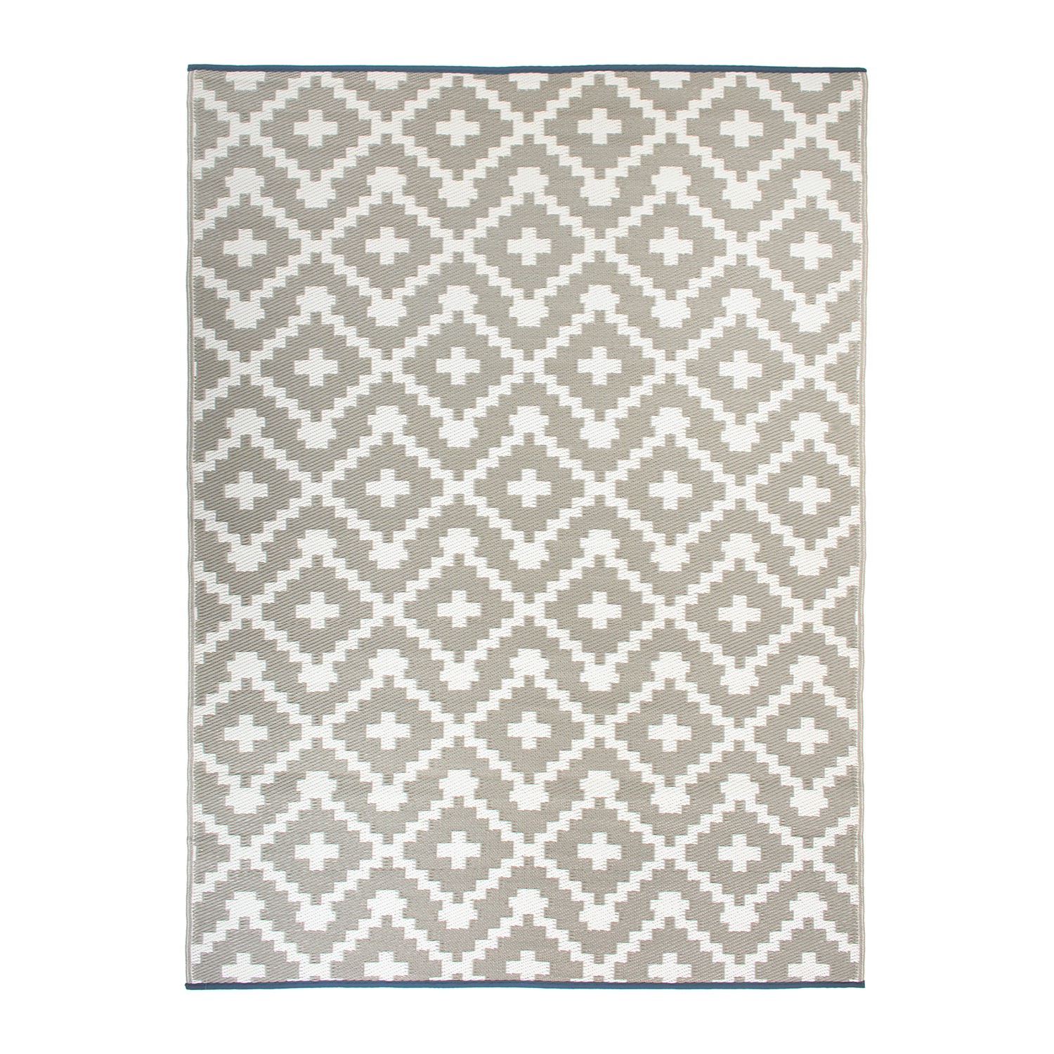 Rugshop Indoor Outdoor Rugs Trellis Geometric Reversible Plastic Patio Rugs 3×5