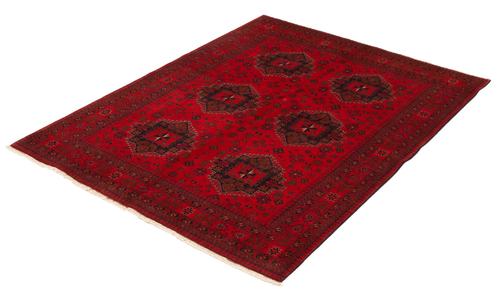 Traditional Hand-knotted Carpet 5’9″ x 7’5″ Wool Oriental Area Rug