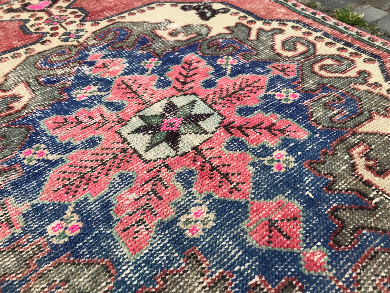 Handmade Rug Turkish Area Rug Vintage Rug Oushak Rug Antique Rug Bohemian Rug