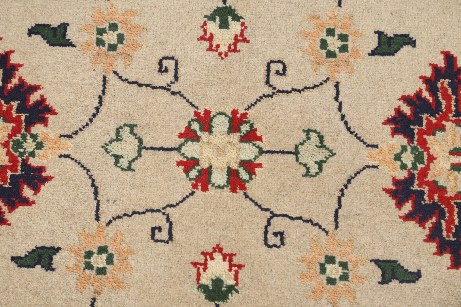 Ziegler Dining Room Area Rug 6×8 Beige/ Blue Hand-made Floral Classic Carpet