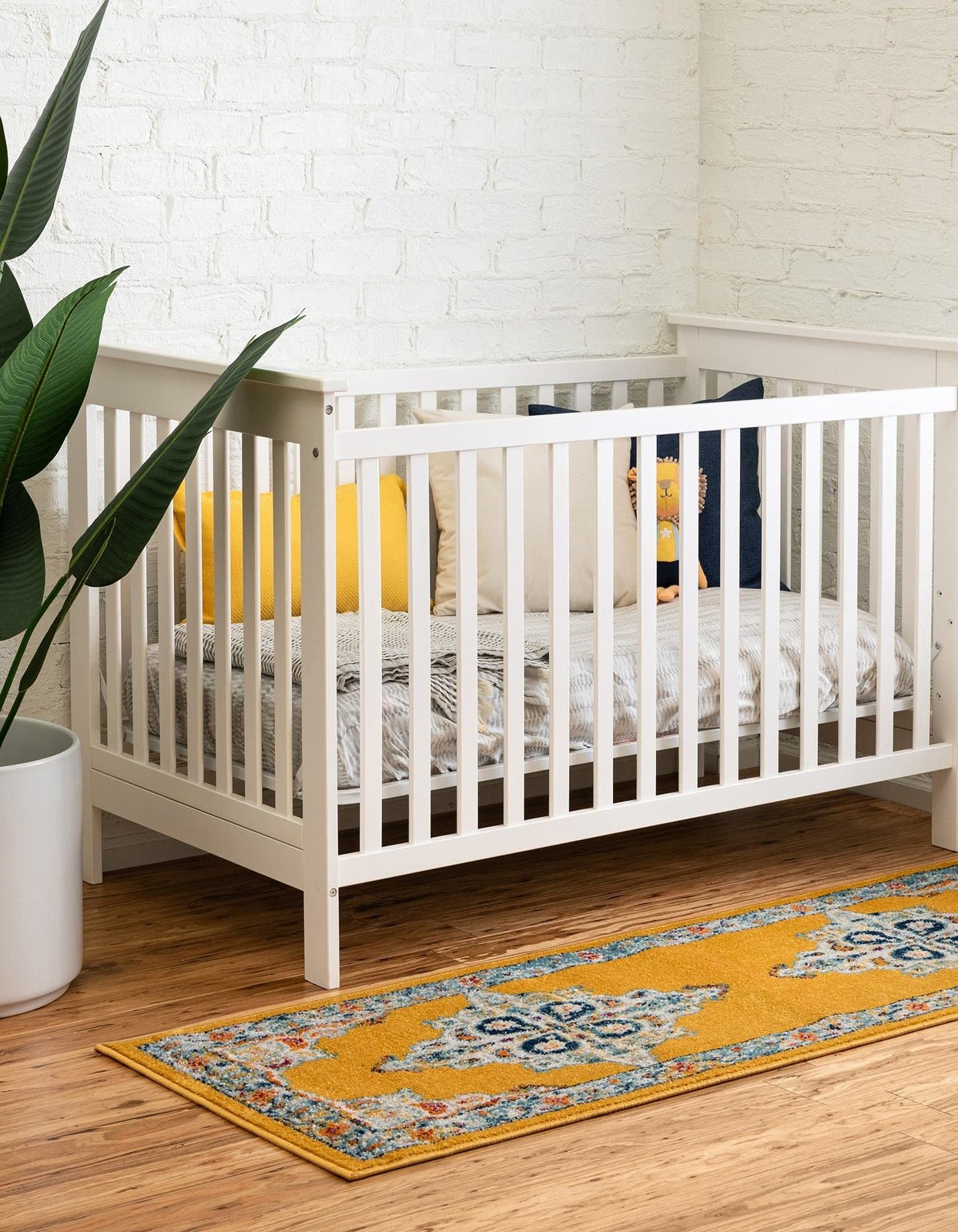 Unique Loom Parker Collection Area Rug – Merakli 2 X 6 1 Runner Yellow/ Brown