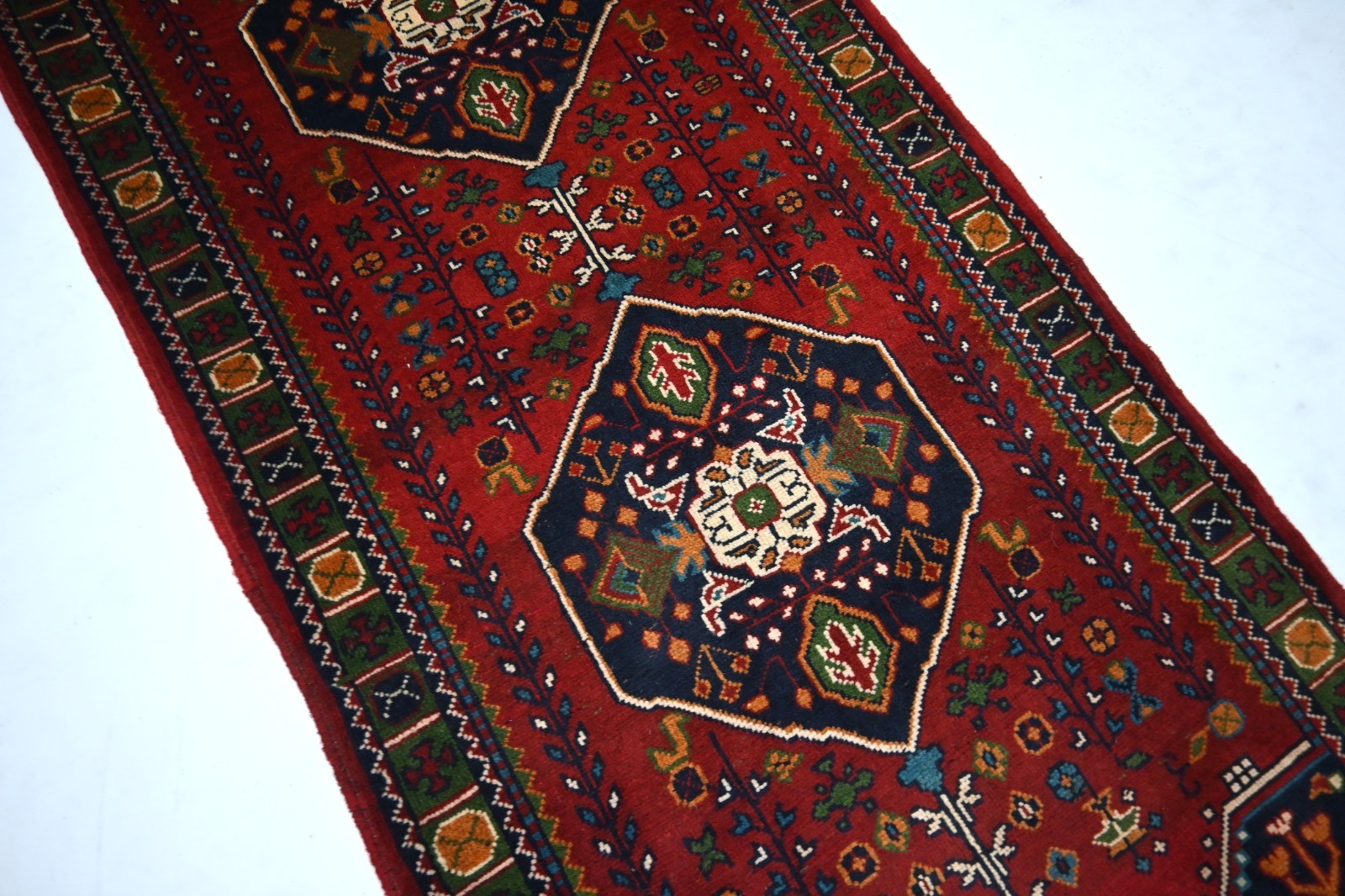 2’9 x 9’10 ft Antique Handmade 100% Wool Caucasian Runner Rug 3×10 Kitchen Rug
